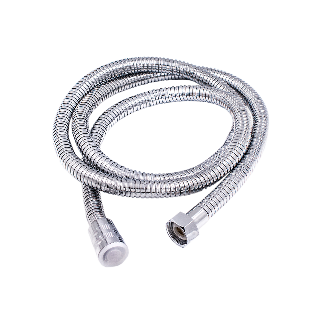 Flexible de douche en métal 150 cm : souple, ultra résistant, avec embouts standards 15/21 pour une installation facile et durable.